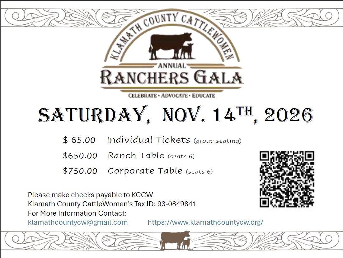 Klamath County CattleWomen Ranchers Gala